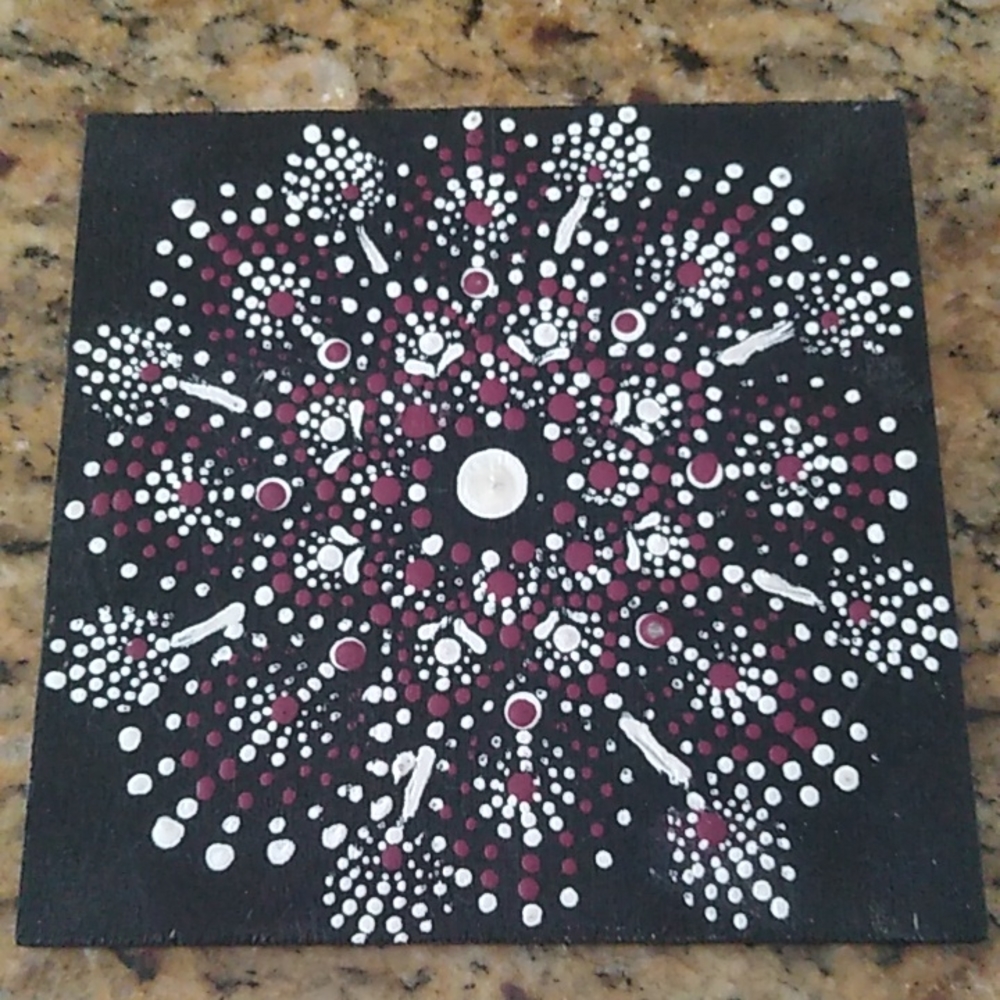 Hand Painted Mandala
